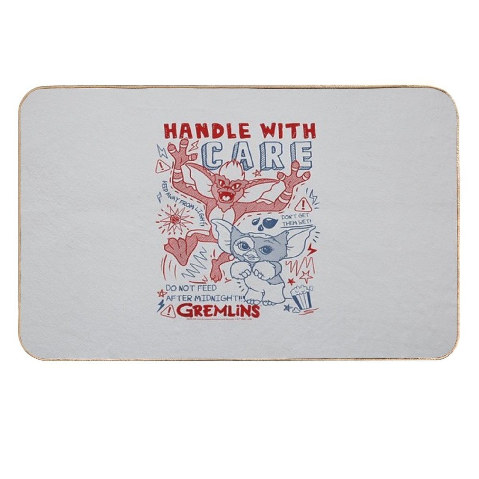 Gremllins Handle  Eco-Friendly Bath Mat