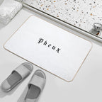 Pheux Typo  Multi-Purpose Bath Mat