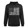 70 Years Old Birthday Vintage American 70th Birthday Shape Retention Hoodie
