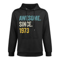 50 Years Old Awesome Since 1973 50th Birthday Moisture-Wicking Hoodie