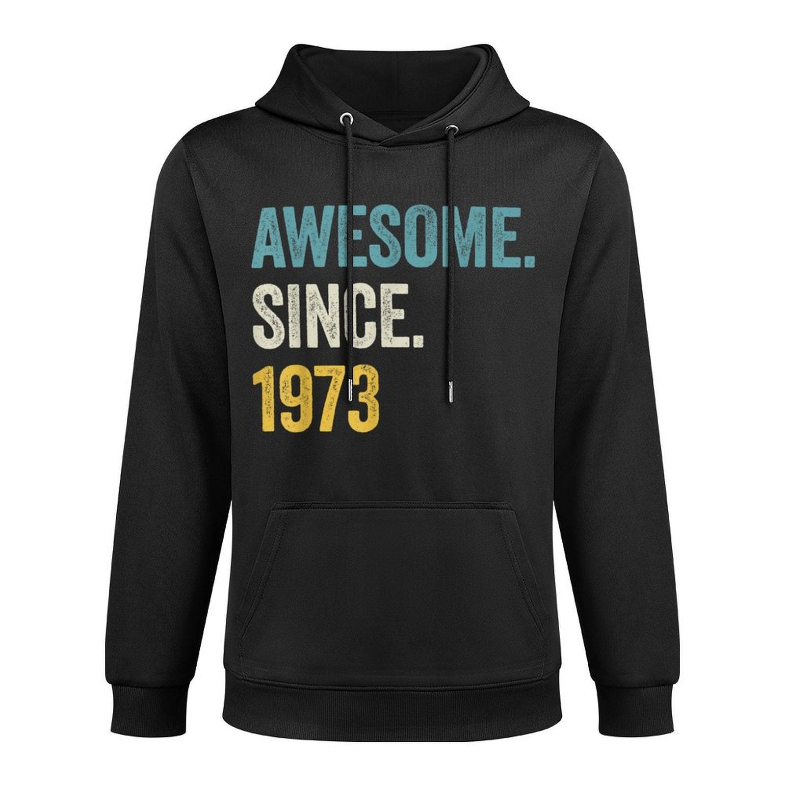 50 Years Old Awesome Since 1973 50th Birthday Moisture-Wicking Hoodie