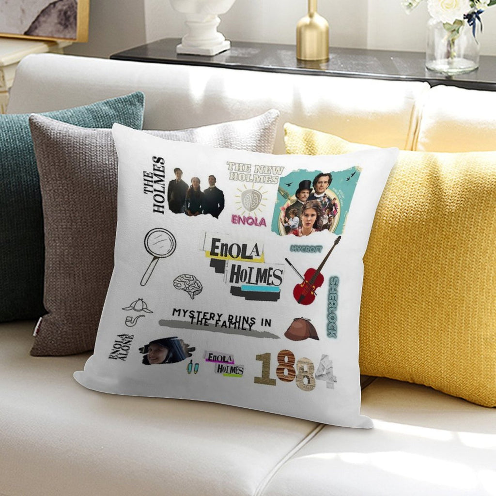 Enola Holmes Soft Style Accent Throw Pillow