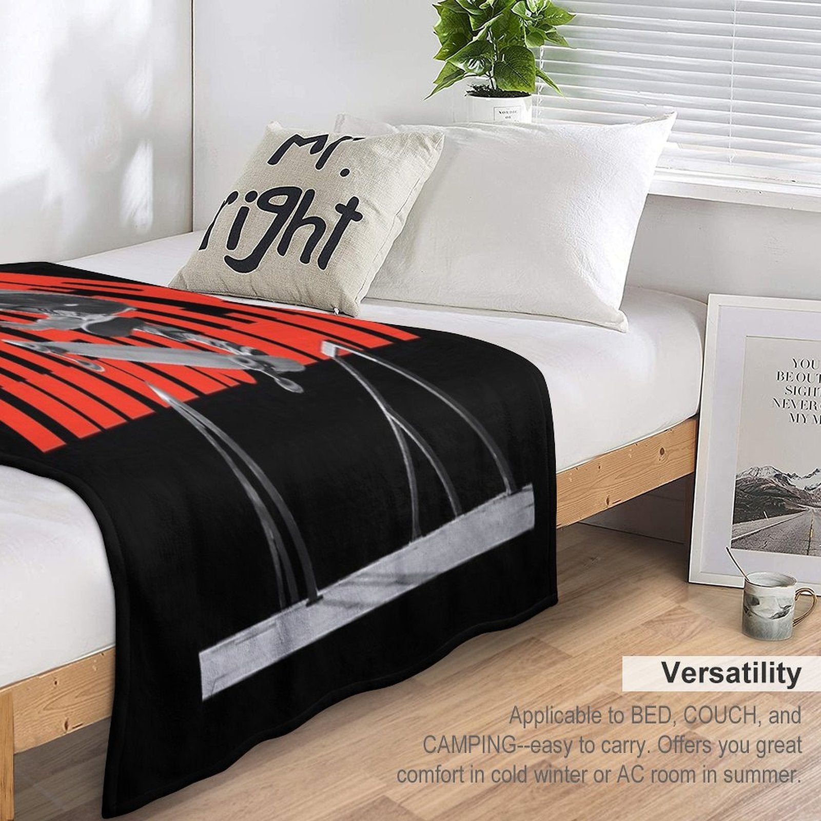 THRASHER Machine-washable Throw Blanket