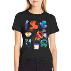 Marine Biology Jellyfish  Trendy Pattern T-Shirt