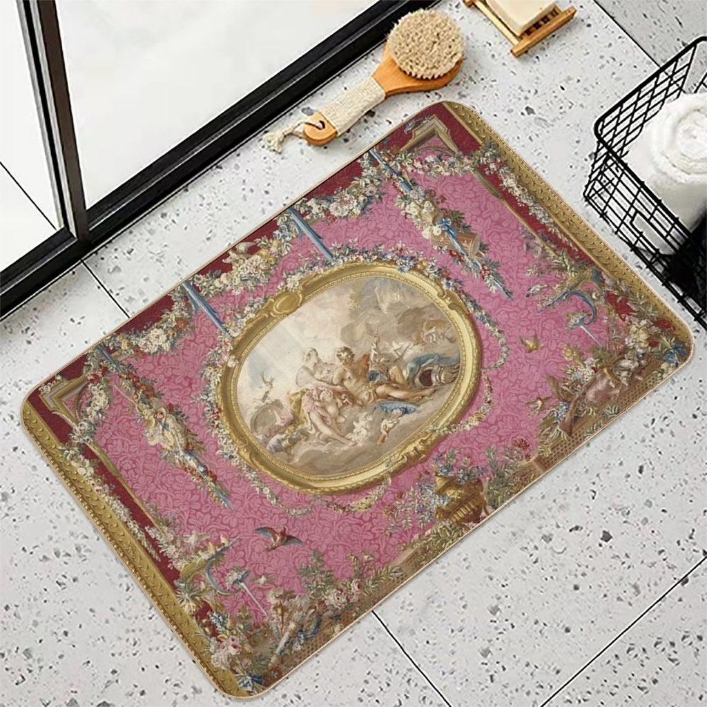 François Boucher Venus Aux Forges De Vulcain  Fade-Resistant Bath Mat