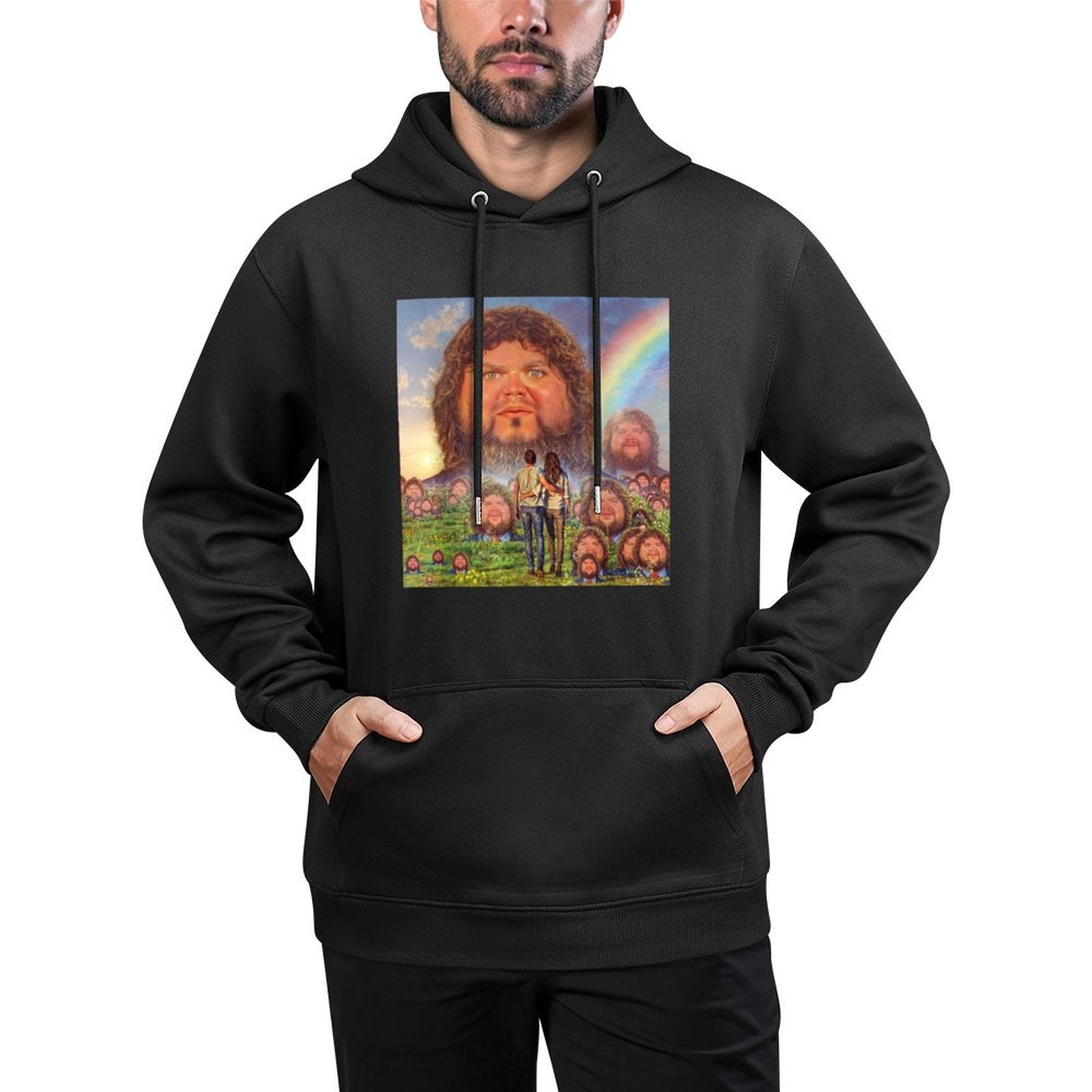 JD Vance Face Meme Machine Washable Hoodie