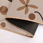 Abstract Floral Nude  Rapid-Drying Bath Mat