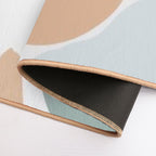 Color Pallete Organic Abstract Art Boho Durable Bath Mat