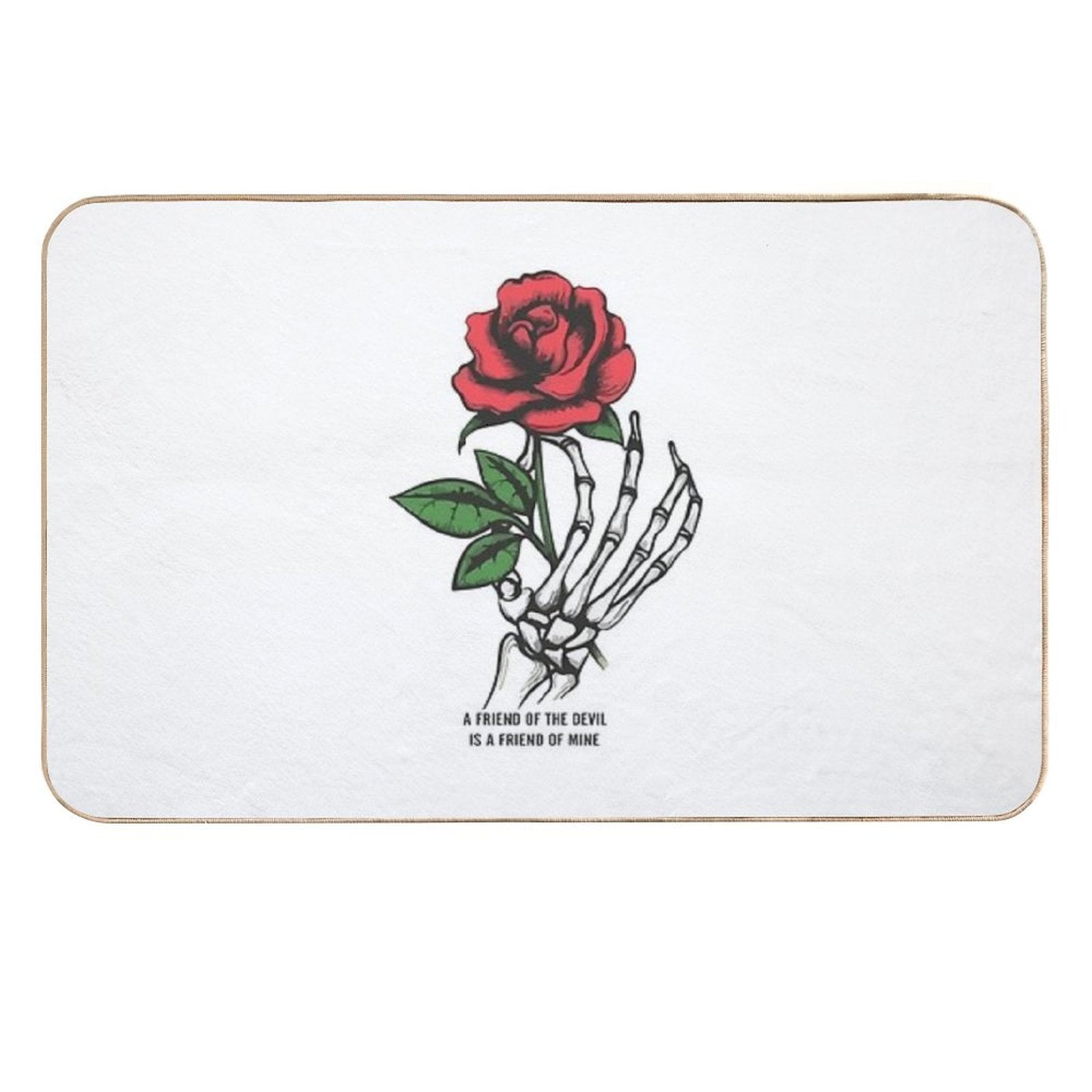 A Friend of The Devil  Rapid-Drying Bath Mat