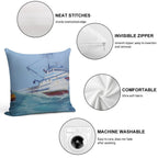 FV Northwestern Soft Durable Construction Throw Pillow
