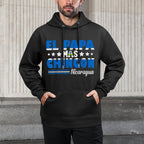El Papa Mas Chingon Nicaragua Latino Nicaraguan Dad Durable Construction Hoodie