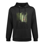 Stubborn Cheeky Podenco Hunting Dog In Twilight Forest Moisture-Wicking Hoodie