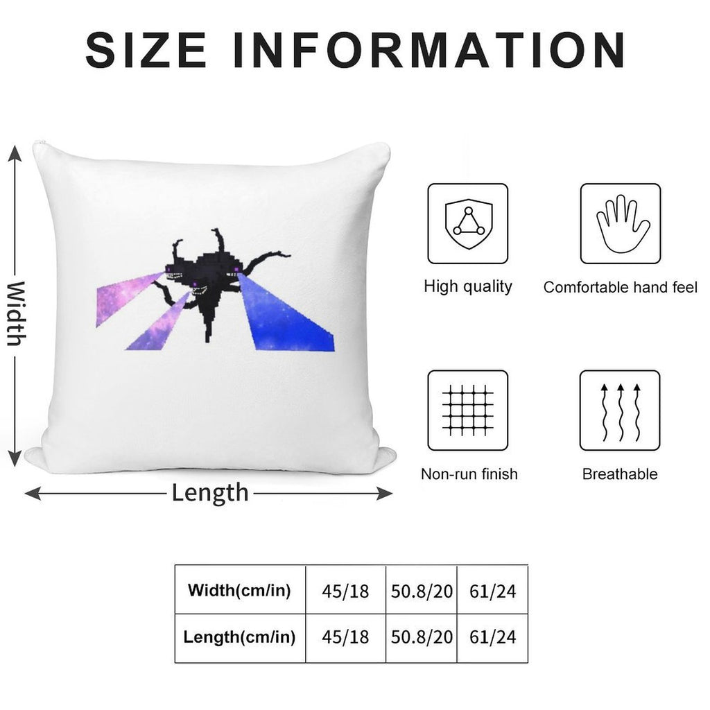 Galaxy Wither Storm Soft Bedroom Essential Throw Pillow