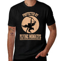 Protected Wizard of OZ Wicked Witch Get My Flying Monkeys  Rolled Sleeves T-Shirt