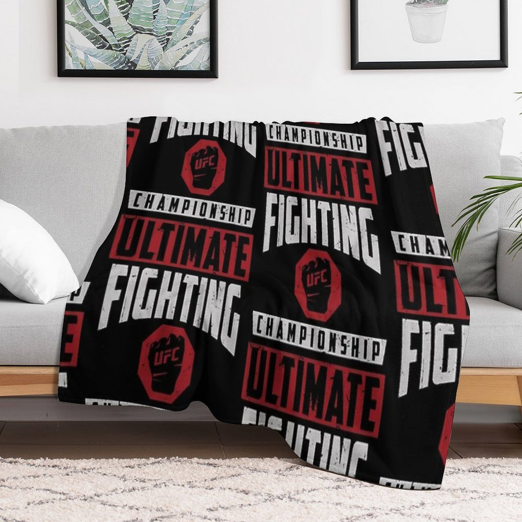 Ufc Ultimate Fighting Championship Easy Care Throw Blanket