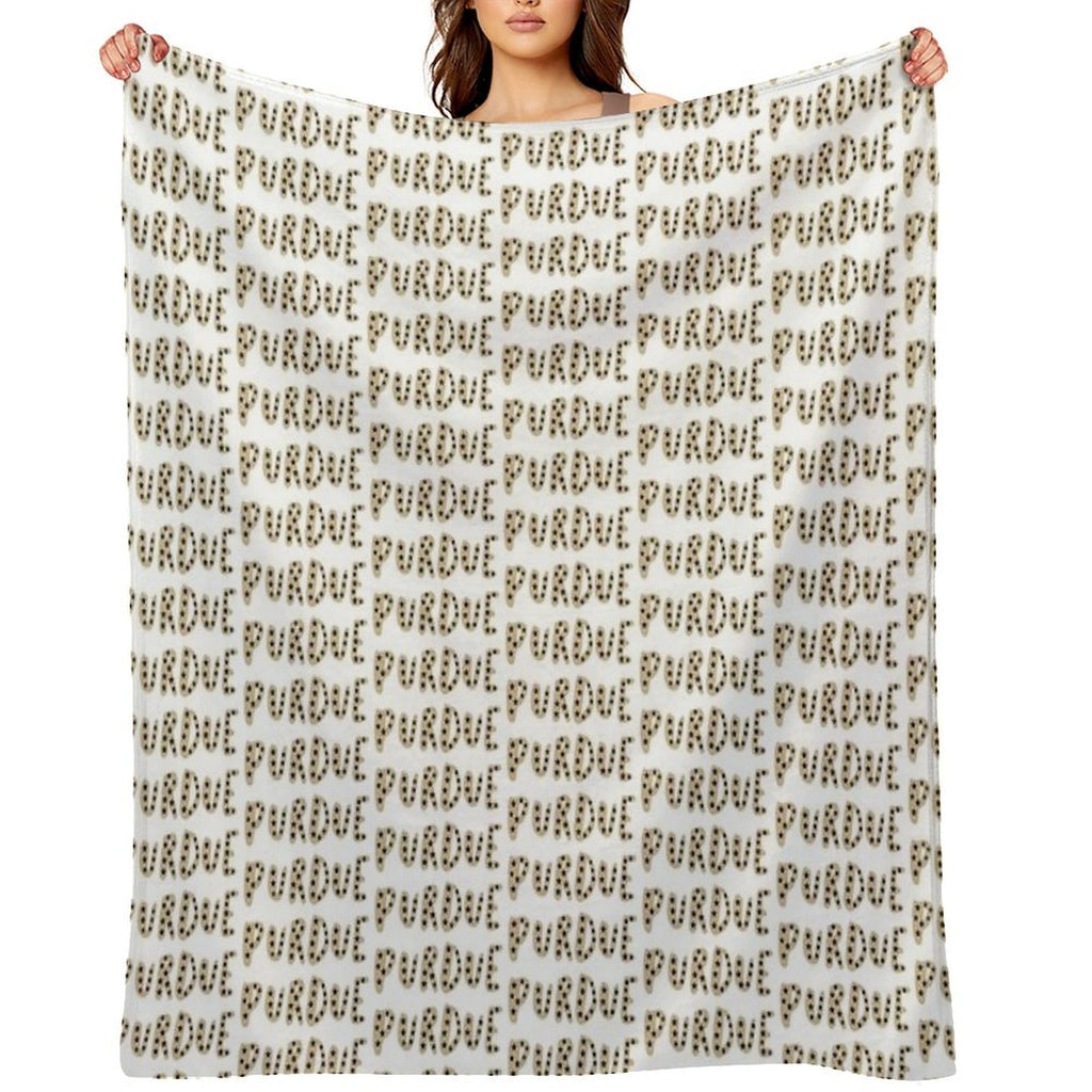 Purdue University Compact Throw Blanket
