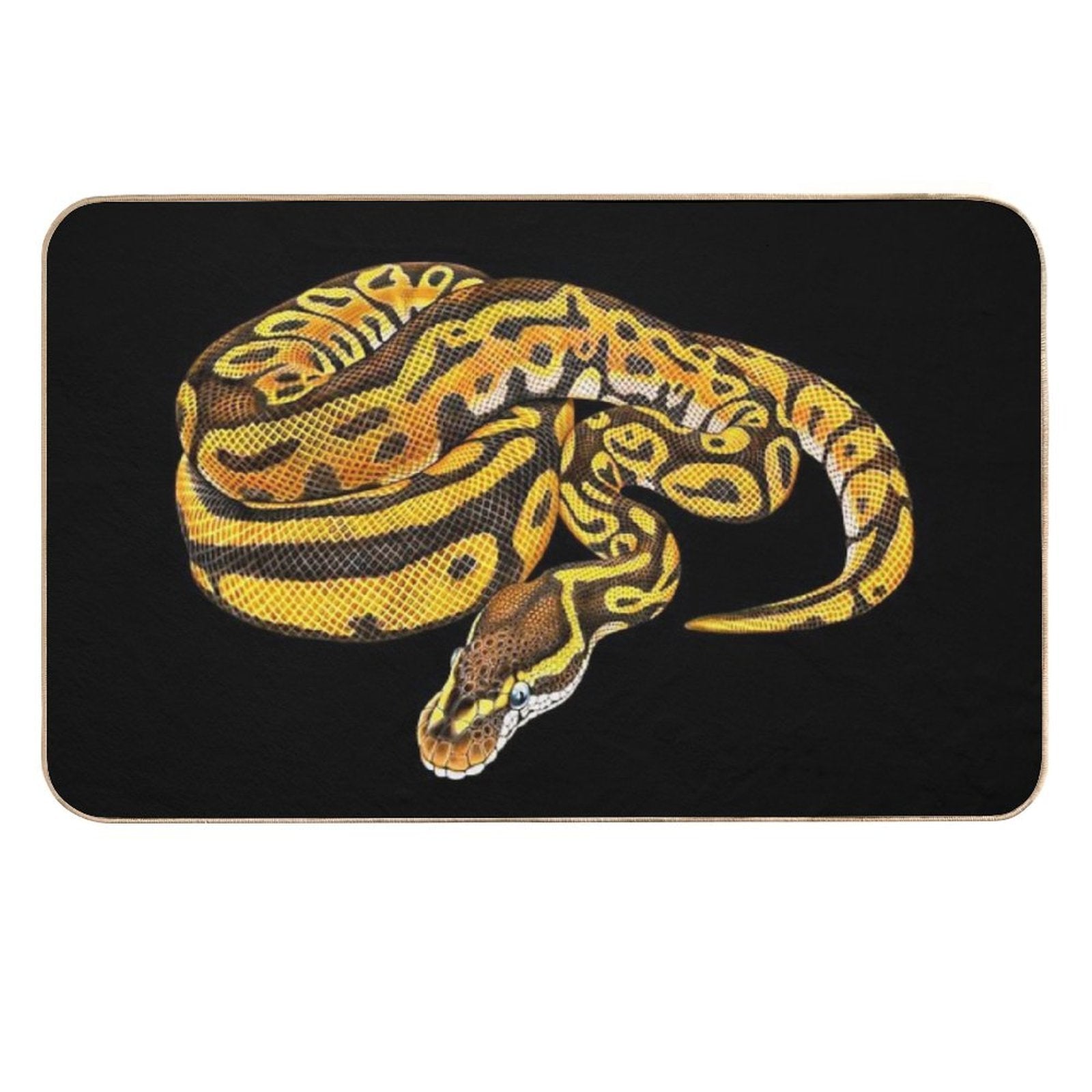Ball Python  Fade-Resistant Bath Mat