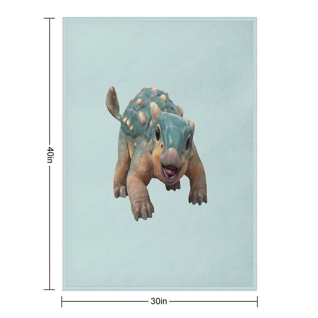 Bumpy Ankylosaurus Magniventris Versatility Throw Blanket