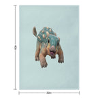 Bumpy Ankylosaurus Magniventris Versatility Throw Blanket