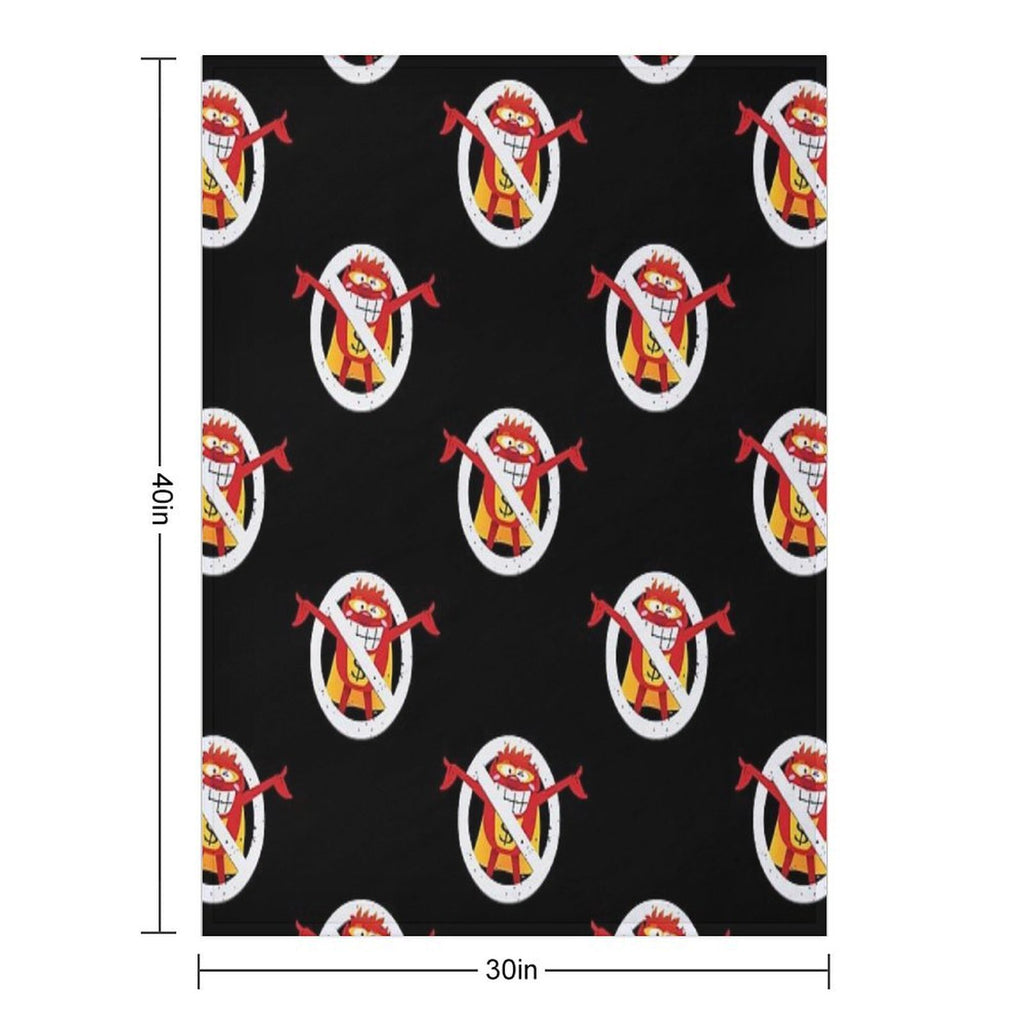 Please, Not The Whammy! Eco-conscious Throw Blanket