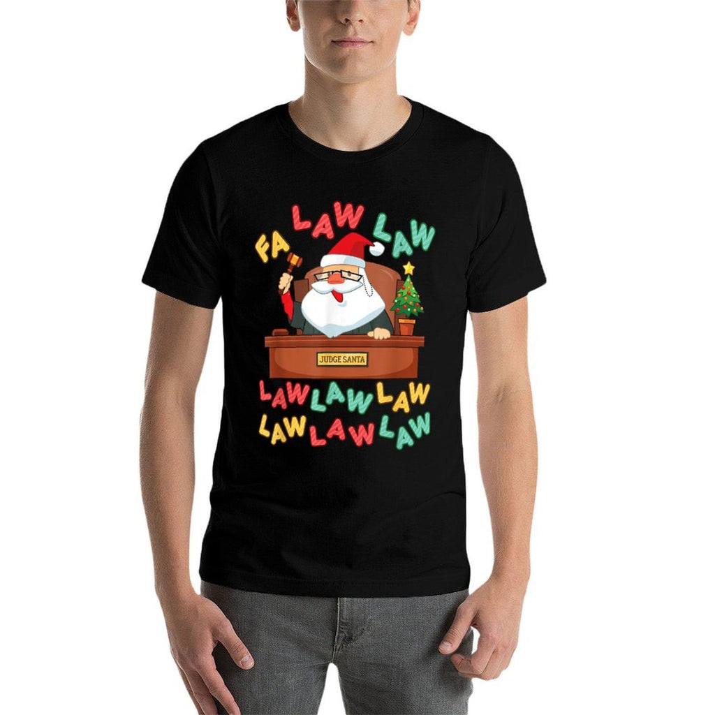 Fa Law Law Santa Claus Judge Lawyer Christmas  Versatile T-Shirt