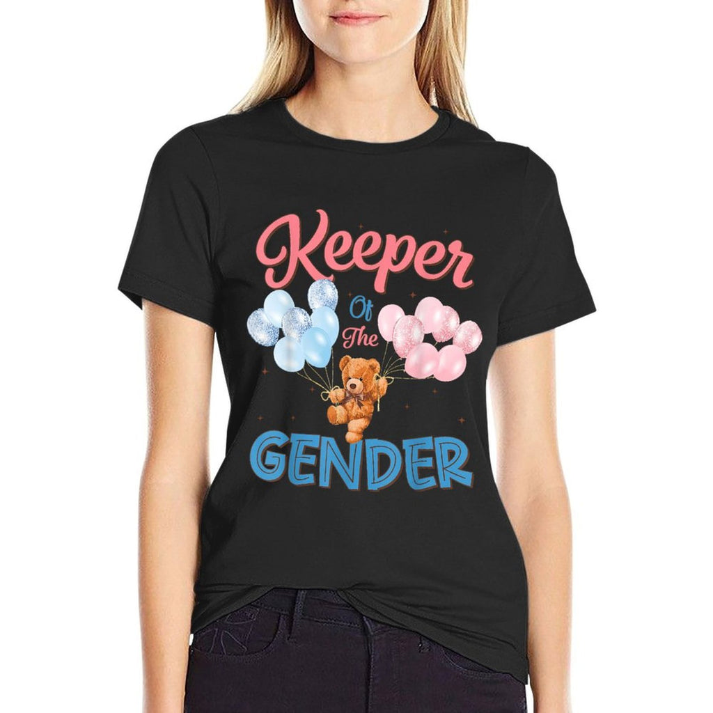 Keeper Of The Gender Reveal Baby Bear Balloons Party  Odor-resistant T-Shirt