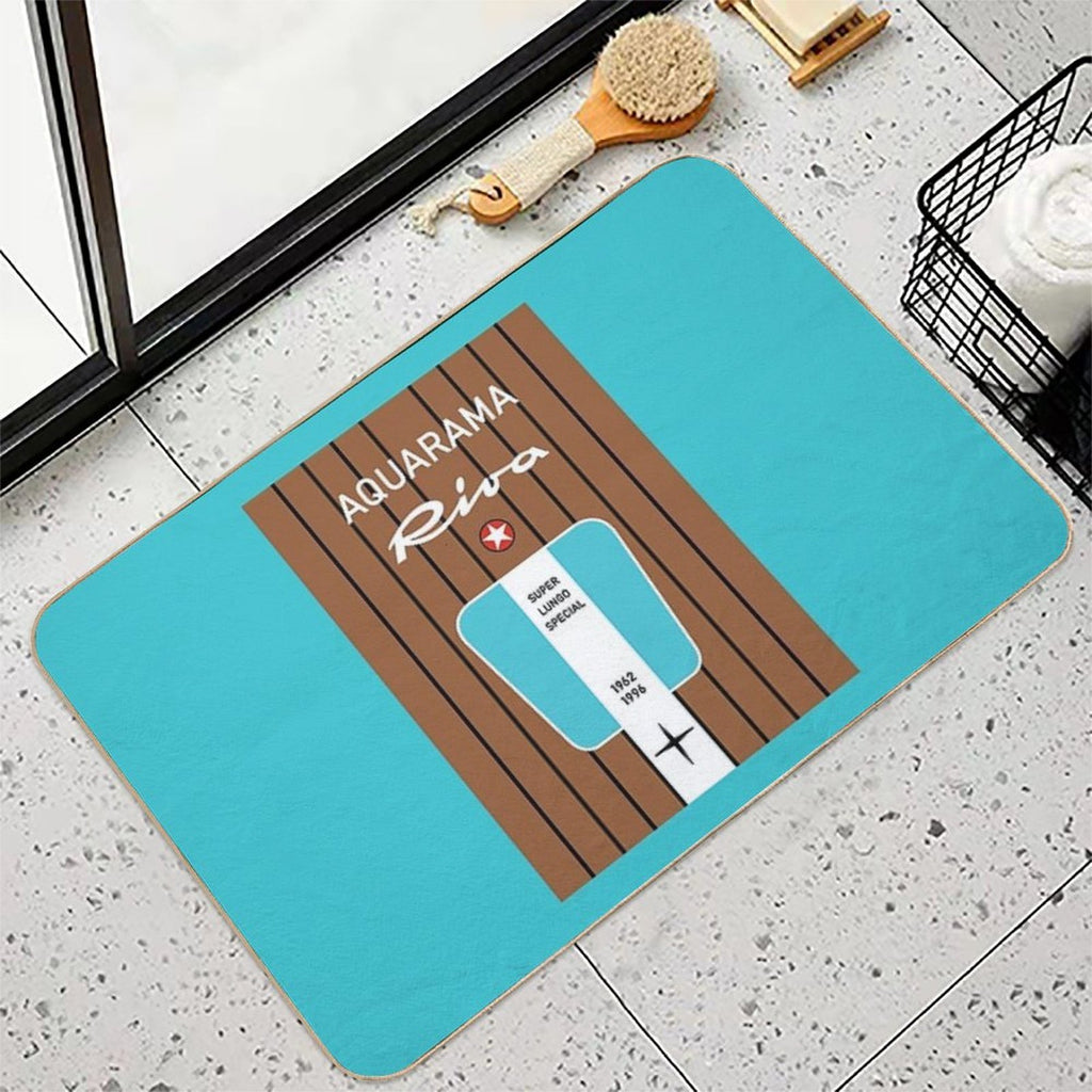 Riva Aquarama Yacht Lake Como Cannes Monaco Saint-Tropez Capri  Slip-Resistant Bath Mat
