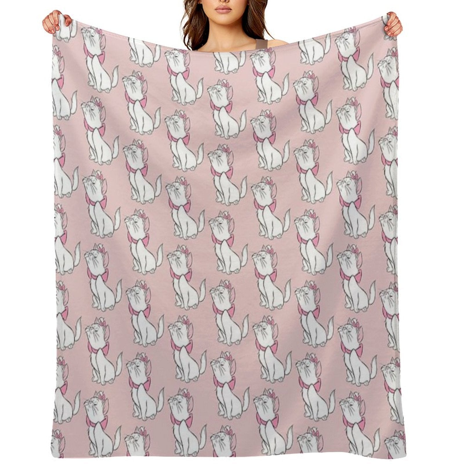 Marie Cute from Aristocats  -1 Anti-pilling Throw Blanket