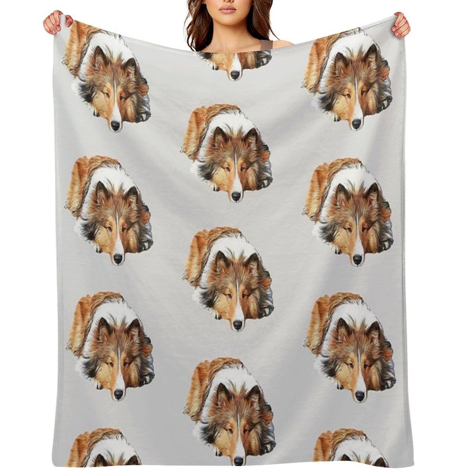 Rough Collie All-season Throw Blanket