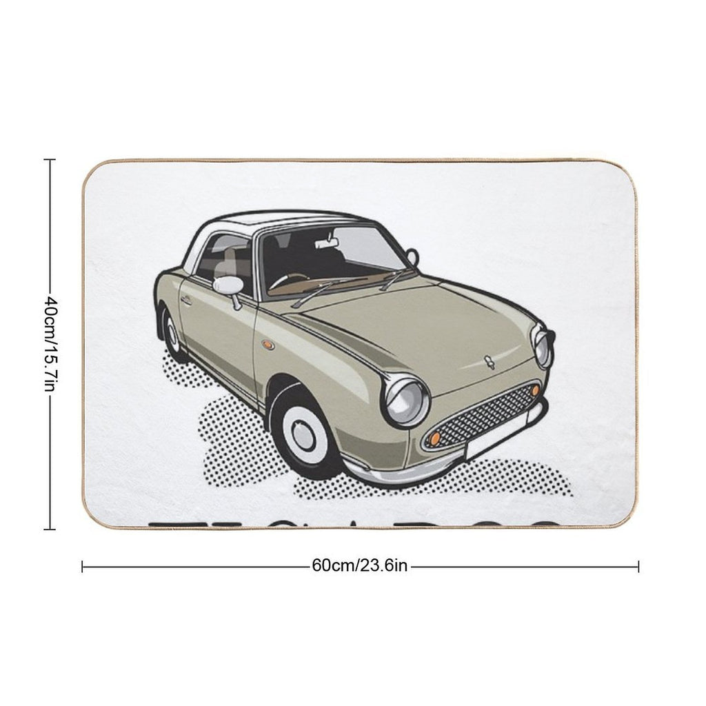 Nissan Figaro - Topaz Mist  Absorbent Bath Mat