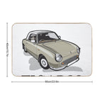 Nissan Figaro - Topaz Mist  Absorbent Bath Mat