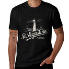 St Augustine Florida Lighthouse Vintage Artwork  Stretchy T-Shirt
