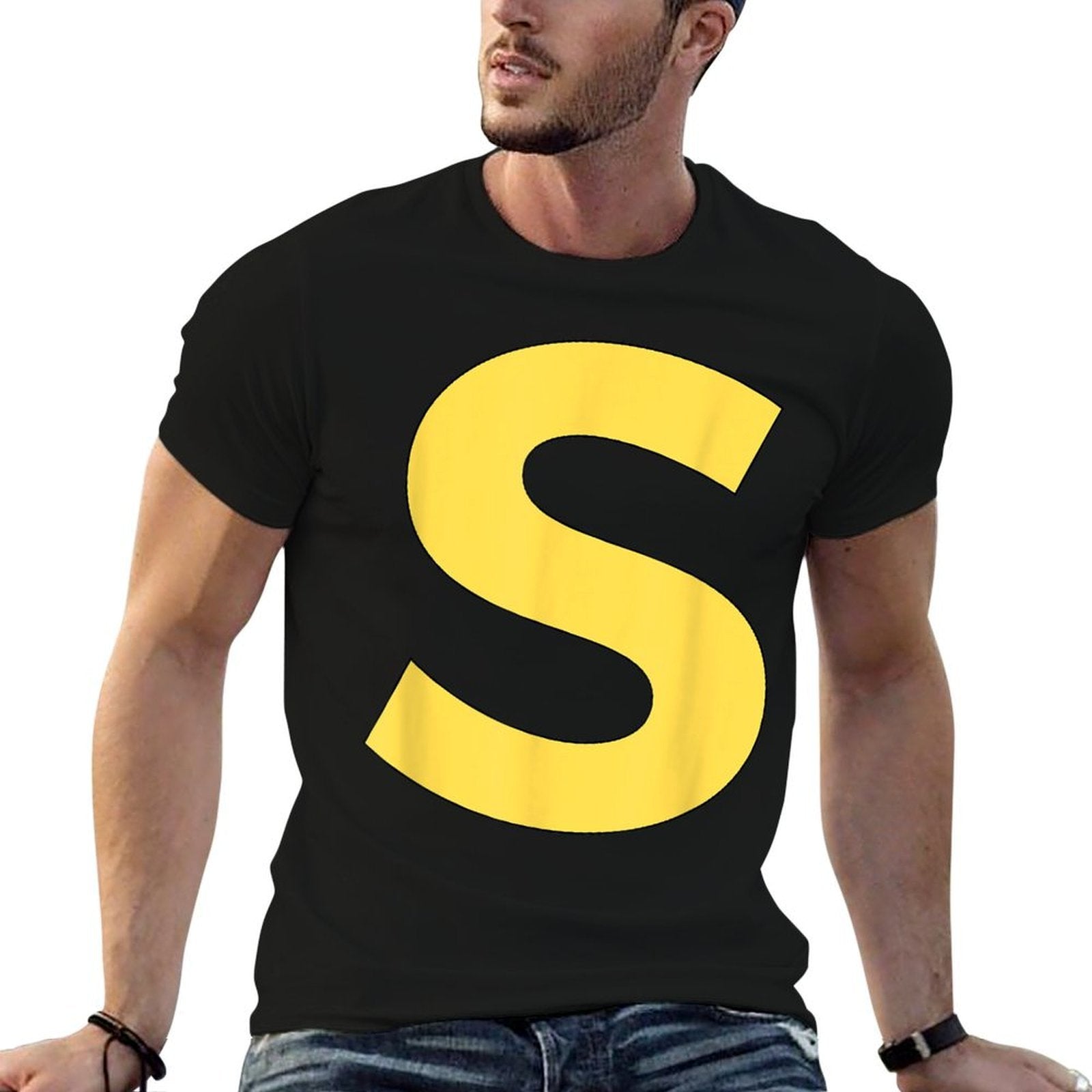 Letter S Funny Group Matching Halloween Costume  Quick-drying T-Shirt