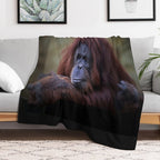 Orangutan Durable Throw Blanket