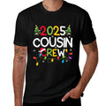 Cousin Crew 2025 Christmas Family Adult Kids Holiday Xmas  Relaxed-fit T-Shirt