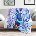 Lapis Lazuli Eco-conscious Throw Blanket