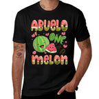 Abuelo Of One In A Melon 1St Birthday Watermelon Bday Party  Oversized Silhouette T-Shirt