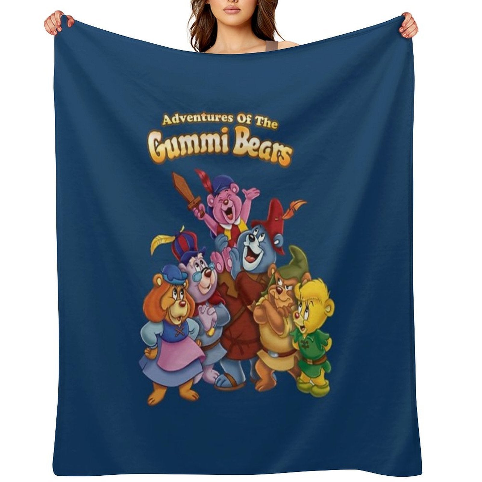 The Gummi Bear - Gummi Bears Cartoon Compact Throw Blanket