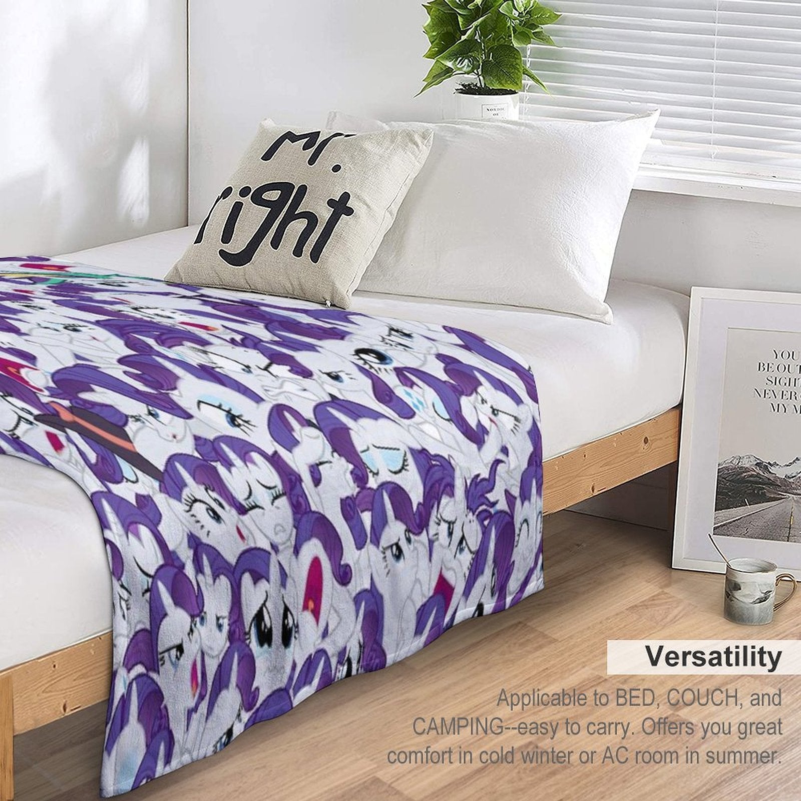Rarity Mess Versatility Throw Blanket