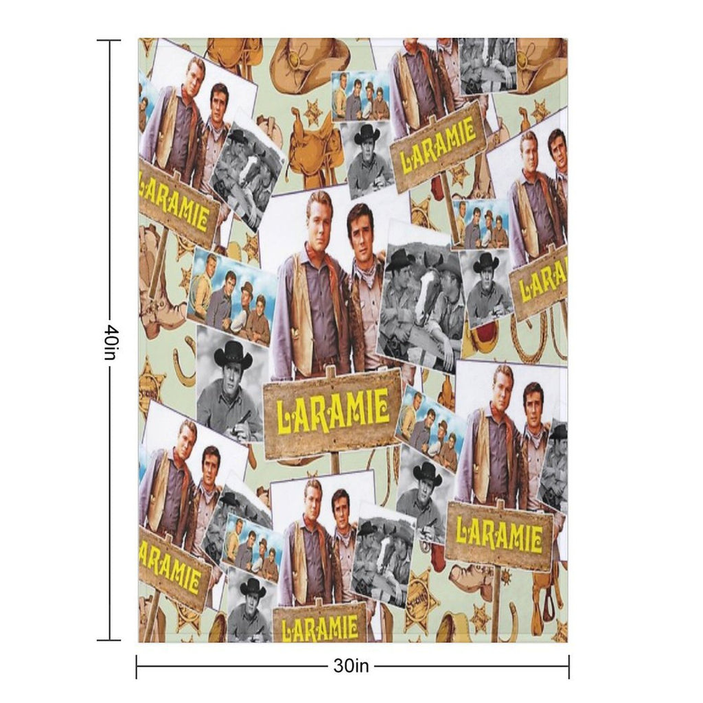 Laramie, Western Series 60s Machine-washable Throw Blanket
