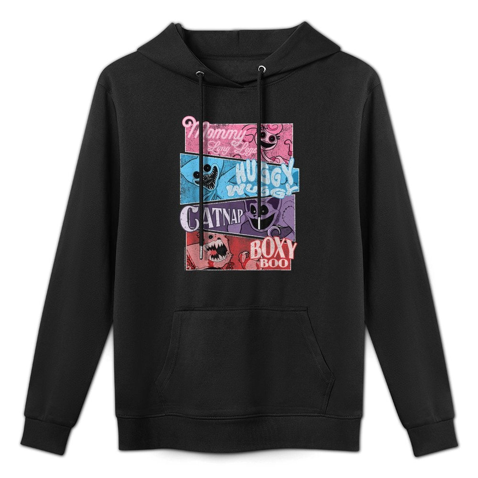 Poppy Playtime Best Friends Forever Distressed Group Shot Moisture-Wicking Hoodie