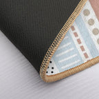 Pastel Stripe Pattern  Eco-Friendly Bath Mat