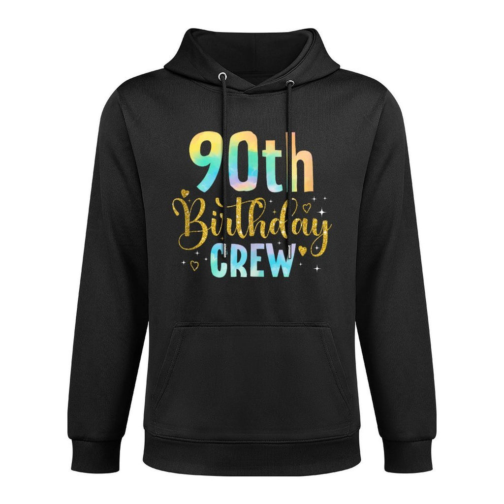 90 Years Old Birthday Party Group Family 90th Birthday Crew Pilling-Resistant Hoodie