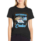 Mediterranean Cruise Tshirt for Men, Women, Boys And Girls  Slim-fit Cut T-Shirt
