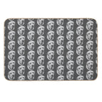Monochrome Yellow Labrador  Easy Maintenance Bath Mat