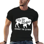 Be The Buffalo Charge The Storm White Men Women  Odor-resistant T-Shirt