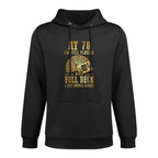 Funny 70th Birthday Gift 70 Year Old Cards Layering Staple Hoodie