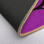 Grimace Cartoon Design - Transparent Background  Long-Lasting Bath Mat