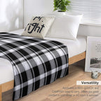 Plaid Machine-washable Throw Blanket