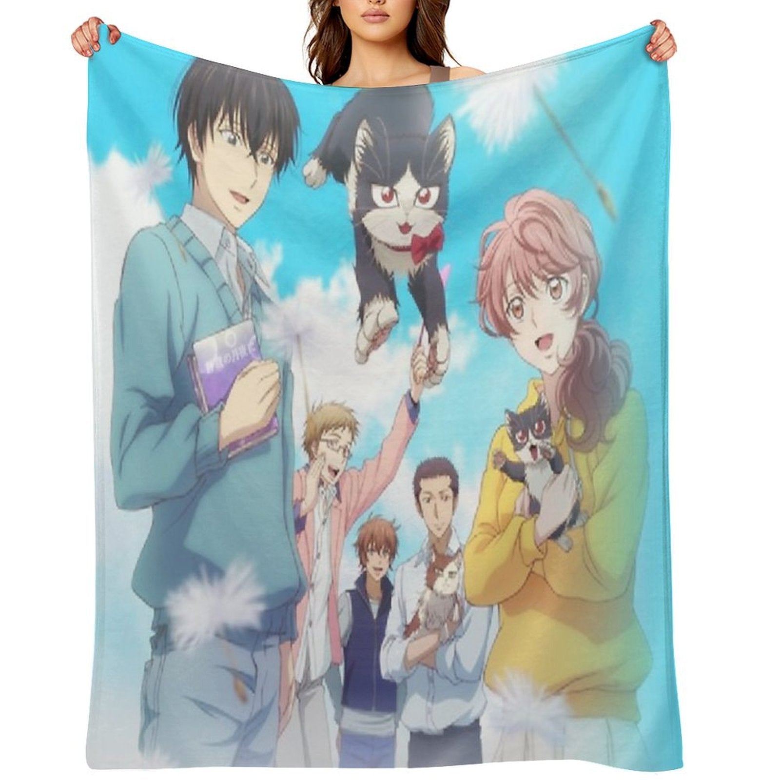 My Roommate Is A Cat Quick-dry Throw Blanket